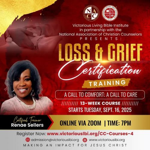COMING IN SEPTEMBER - LOSS AND GRIEF TRAINING CERTIFICATION